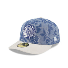 Load image into Gallery viewer, 59Fifty Three Looms X New Era Chicago Blackhawks 2-Tone Denim - Gray UV