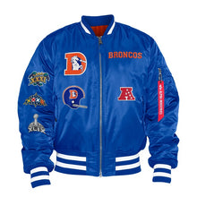 Load image into Gallery viewer, Denver Broncos X New Era X Alpha Industries MA-1 Bomber Jacket