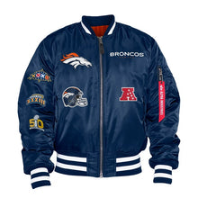 Load image into Gallery viewer, Denver Broncos X New Era X Alpha Industries MA-1 Bomber Jacket