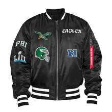 Load image into Gallery viewer, Philadelphia Eagles X New Era X Alpha Industries MA-1 Bomber Jacket