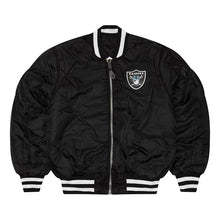Load image into Gallery viewer, Las Vegas Raiders X New Era X Alpha Industries MA-1 Bomber Jacket