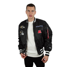 Load image into Gallery viewer, Baltimore Ravens X New Era X Alpha Industries MA-1 Bomber Jacket