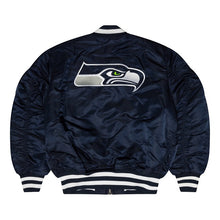Load image into Gallery viewer, Seattle Seahawks X New Era X Alpha Industries MA-1 Bomber Jacket