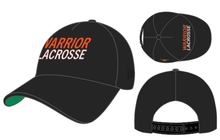 Load image into Gallery viewer, **PRE-ORDER ARRIVES LATE JANUARY 2025** 9Forty Adjustable Warriors Lacrosse Black/Black - Green UV