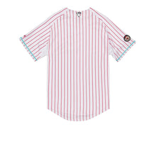 Load image into Gallery viewer, 2024 LMB Diablos Rojos Del Mexico Home Game Jersey - White/Red Stripe