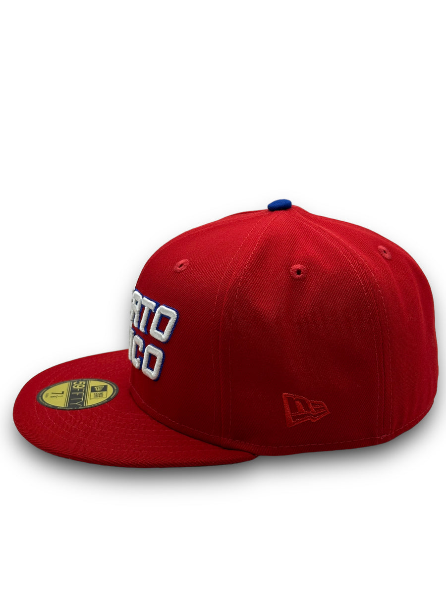 59FIFTY Jersey Front Puerto Rico World Baseball Classic Red - Grey UV 7 1/2