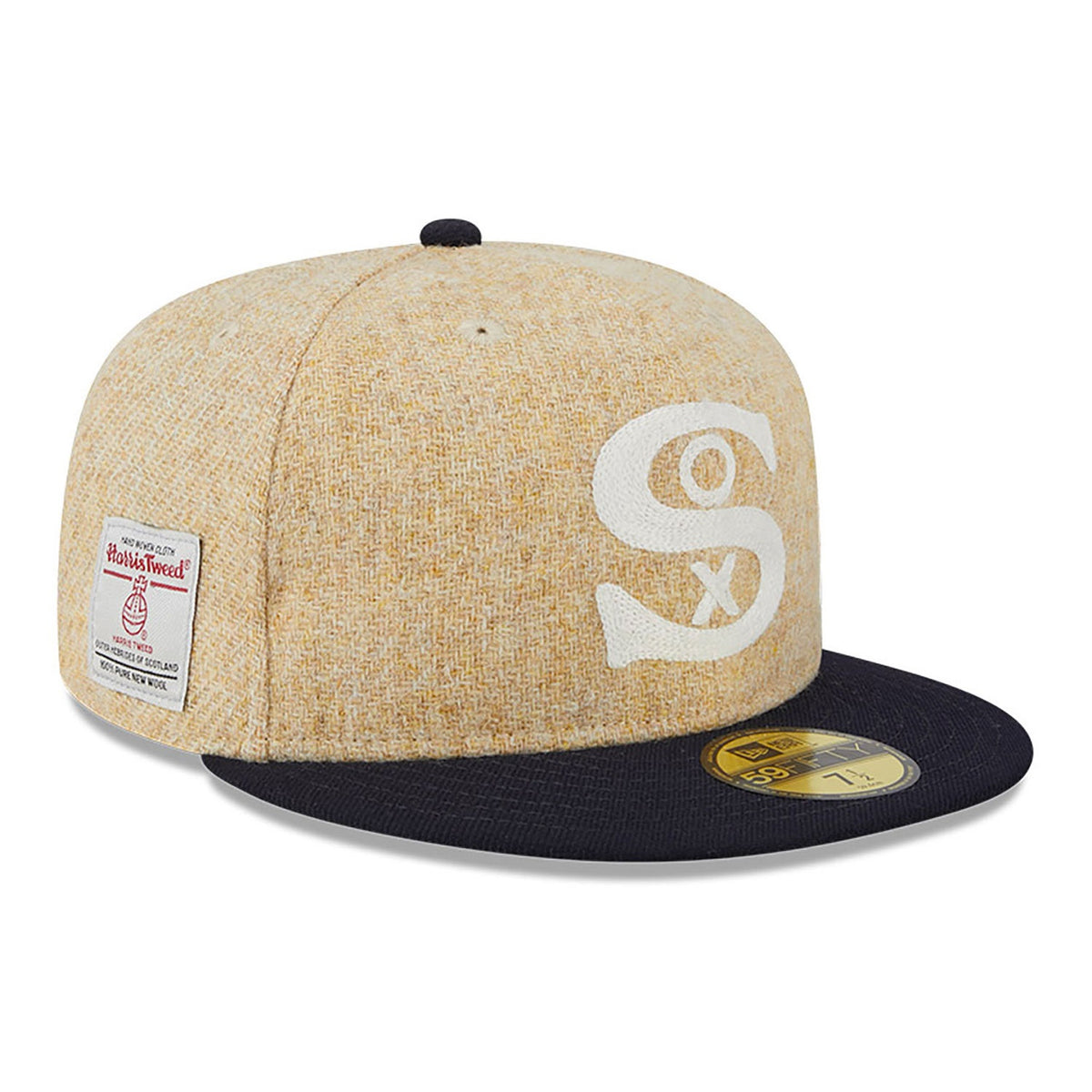 59Fifty Chicago White Sox Harris Tweed Beige/Black - Grey UV