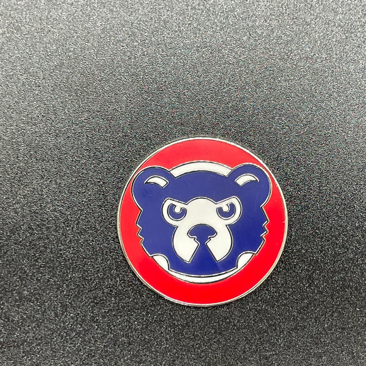 Chicago Cubs Walking Bear Logo Hard Enamel Pin - 1.25in