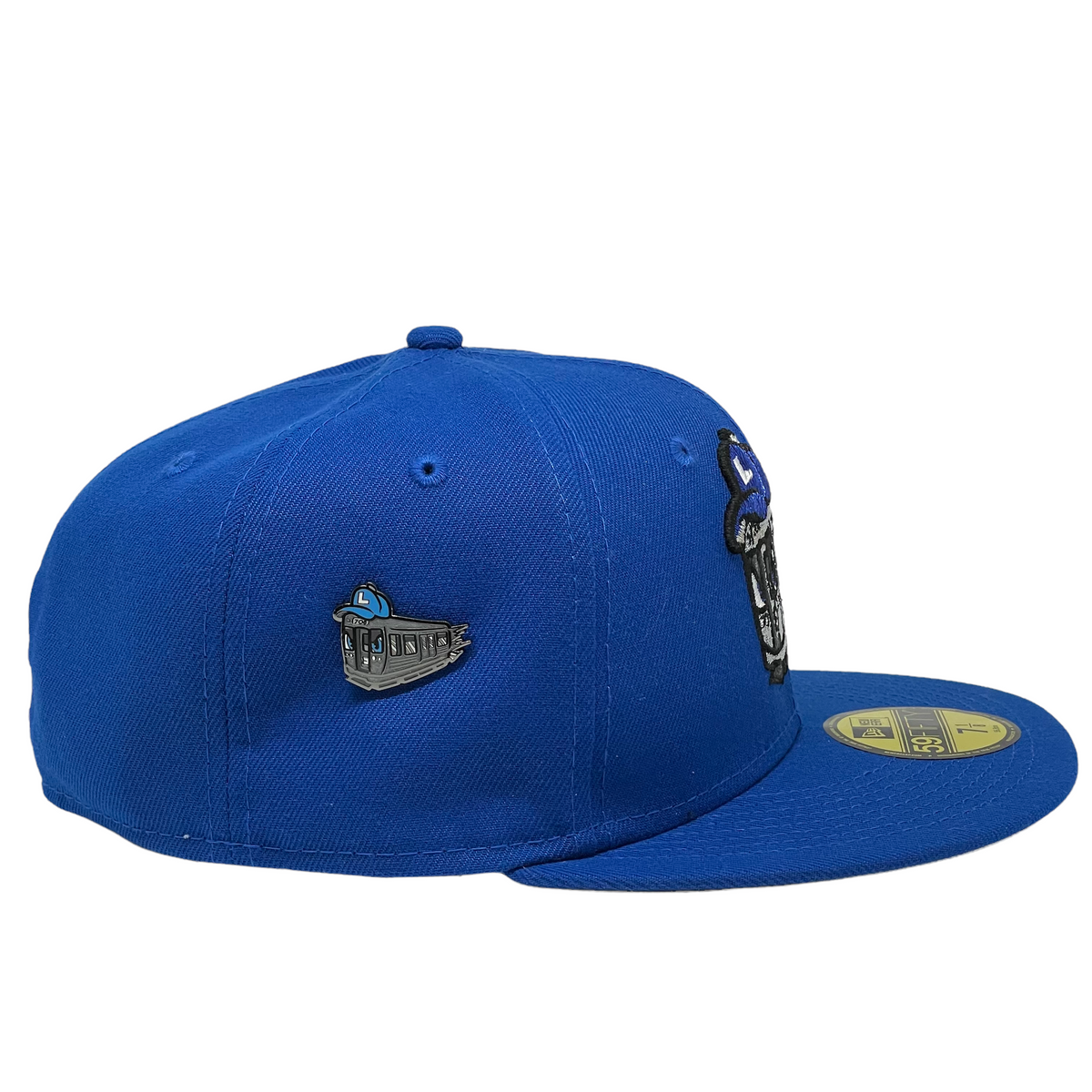 59Fifty Fitted Fanatic x Burdeens LTrain Blue Line w/Pin Royal Grey
