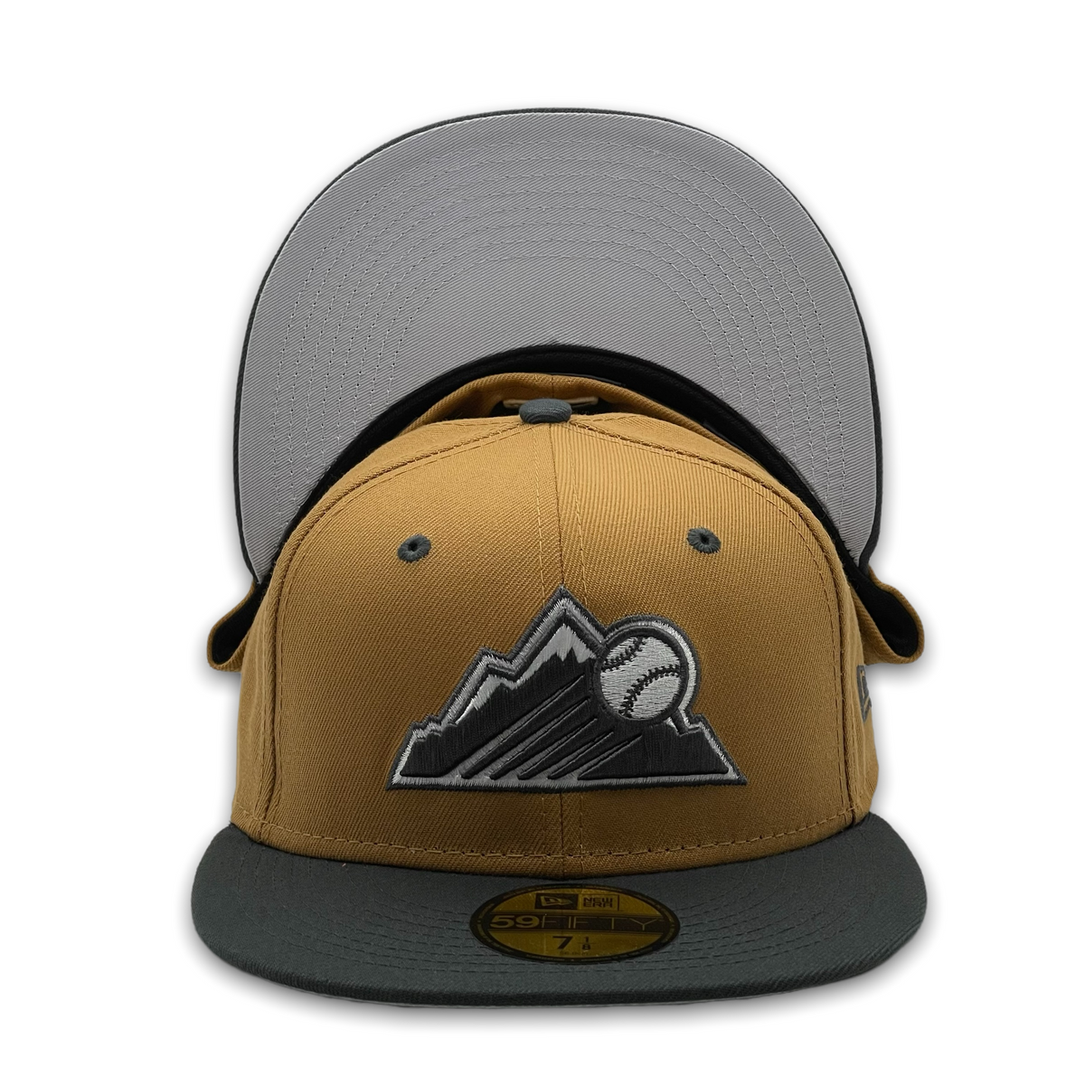 59Fifty Colorado Rockies MLB 2-Tone Color Pack Brown/Charcoal - Grey U –  Burdeens Chicago