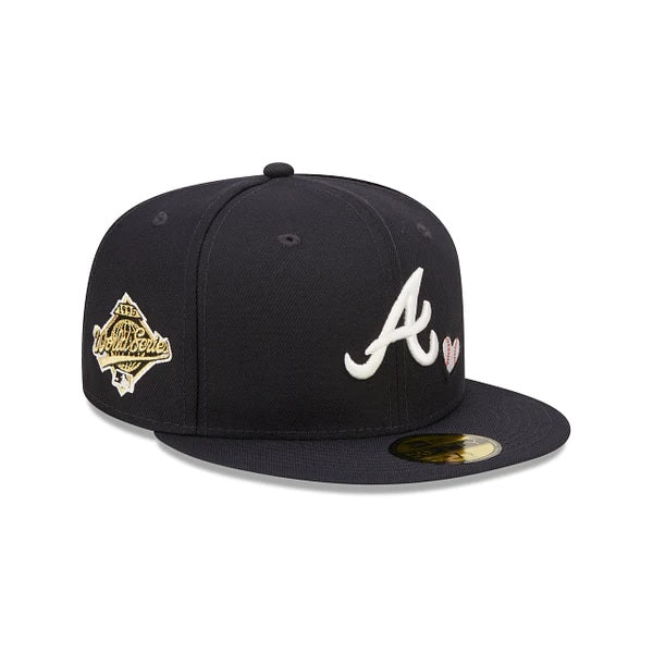 59FIFTY Atlanta Braves Patch Up 1995 World Series Navy - Grey UV 7 7/8