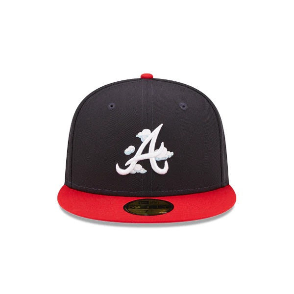 ATLANTA BRAVES 1995 WORLD SERIES COMIC CLOUD PACK ICY BRIM NEW ERA