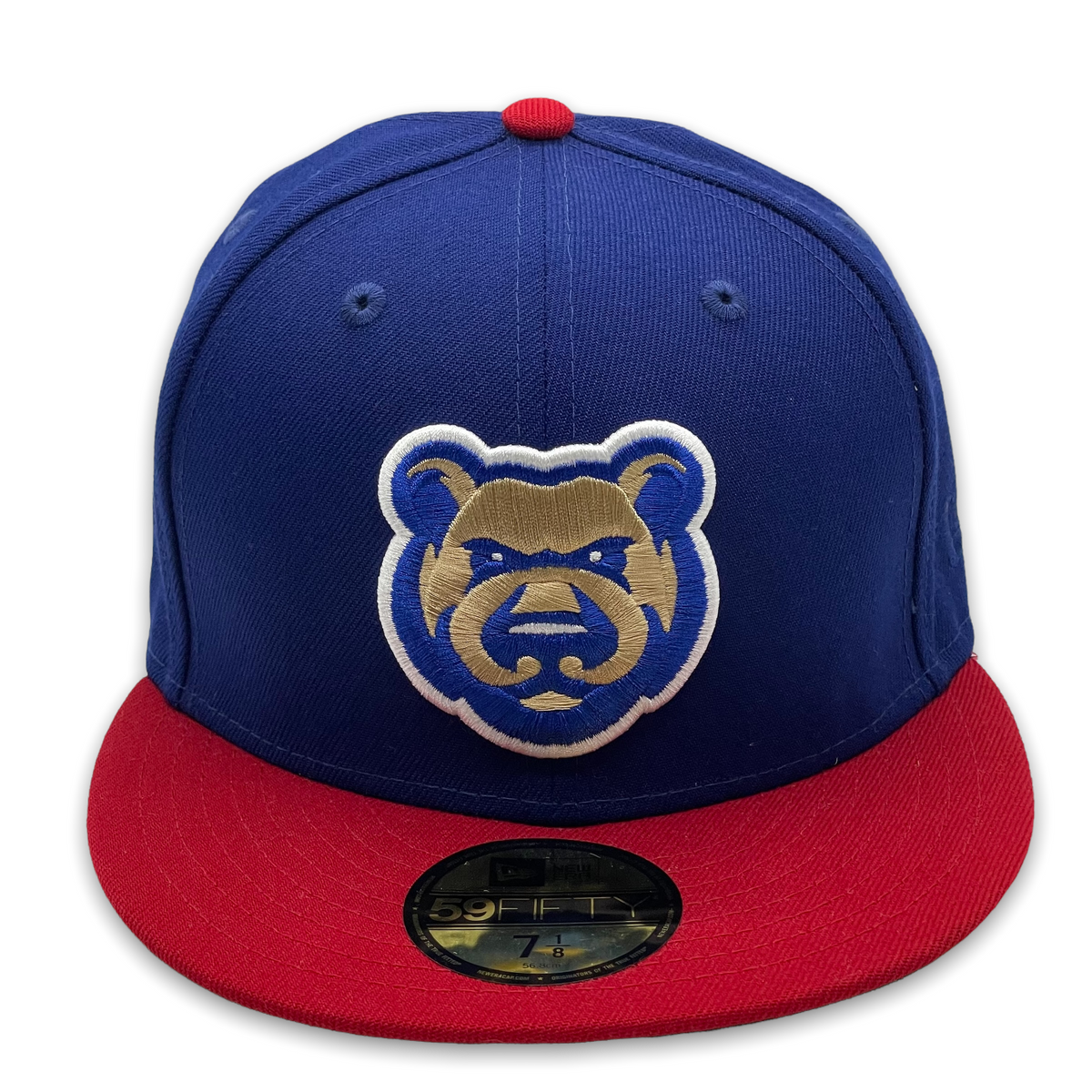 7 1/2 MiLB Iowa Cubs Two Tone Royal Black Icey 59fifty