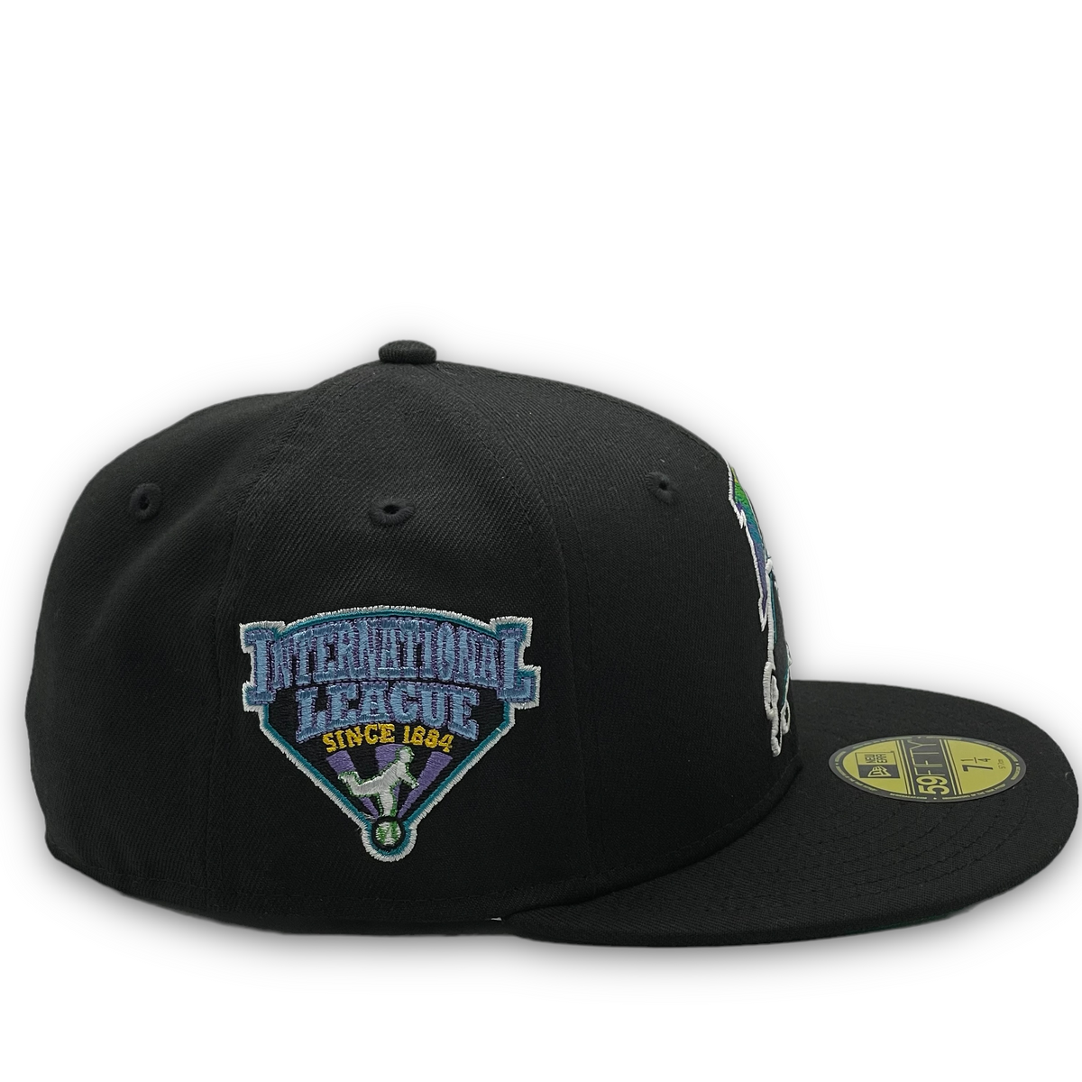 Men's New Era Black Durham Bulls Rays Theme Night 59FIFTY