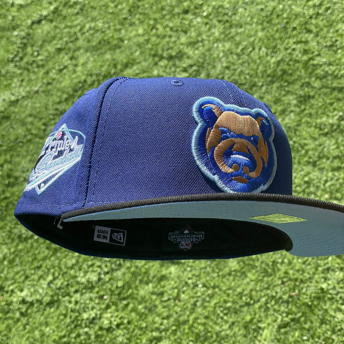 7 1/2 MiLB Iowa Cubs Two Tone Royal Black Icey 59fifty