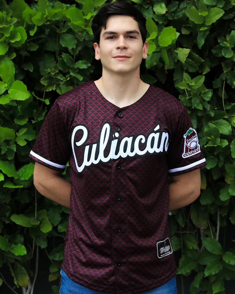 2022 LaMP Tomateros de Culiacan Culiacan Authentic Game Jersey -  Black/Maroon