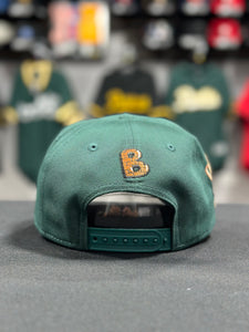 Burdeens x @Clue.Chicago [OUT THE CONCRETE] 9Forty A-Frame Dark Green - Grey UV