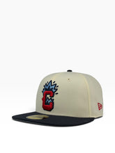 Load image into Gallery viewer, SENTROCK X CHICAGO FIRE 59FIFTY 2-TONE CHROME/NAVY - SKY BLUE UV
