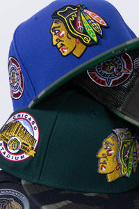 59Fifty NHL Chicago Blackhawks 1991 All-Star Game 2-Tone Indigo/Woodland Camo - Grey UV