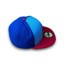 Load image into Gallery viewer, 59Fifty MiLB Tacoma Cubs 2-Tone Sky Blue/Royal/Scarlet - Grey UV
