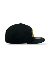 Load image into Gallery viewer, [MEXICO DE ORO V.2] 59Fifty Mexico &quot;Mexico&quot; Black Suede Visor - Storm Grey Suede UV
