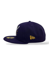 Load image into Gallery viewer, 59Fifty On Field MiLB Theme Night Charlotte Knights Purple - Grey UV

