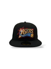 Load image into Gallery viewer, NBA [HWC] x New Era 59Fifty Philadelphia 76ers OTC Black - Grey UV
