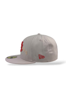 59Fifty LMB x NEWERAMX Charros de Jalisco Wordmark Pink - Coral UV