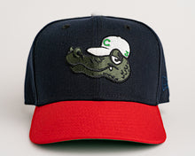 Load image into Gallery viewer, 59Fifty Chicago Cubs Luxury Pack LE 2-Tone Navy/Scarlet - Green UV
