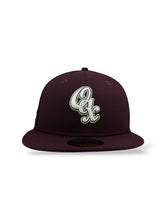 Load image into Gallery viewer, 59Fifty Guerreros de Oaxaca Liga Mexicana Maroon - Grey UV
