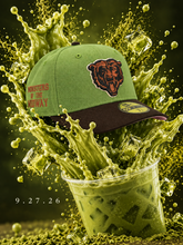 Load image into Gallery viewer, *PRE-ORDER* ARRIVES LATE DECEMBER 2026 [MATCHA BEARS] 59Fifty Chicago Bears 2T Matcha Green/Walnut - Grey UV
