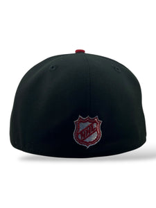 [TOEWS] 59Fifty NHL Chicago Blackhawks 2-Tone Black/Scarlet- Grey UV