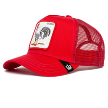 Load image into Gallery viewer, The Cock - Goorin Bros Animal Farm Adjustable Trucker Hat - Red
