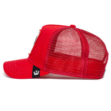 Load image into Gallery viewer, The Cock - Goorin Bros Animal Farm Adjustable Trucker Hat - Red
