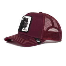Load image into Gallery viewer, The Panther - Goorin Bros Animal Farm Adjustable Trucker Hat - Maroon
