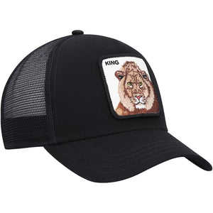 The King Lion - Goorin Bros Animal Farm Adjustable Trucker Hat - Black