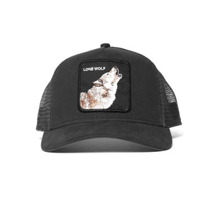 The Lone Wolf - Goorin Bros Animal Farm Adjustable Trucker Hat - Black