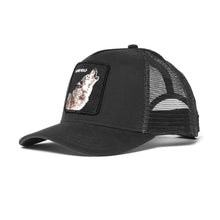 Load image into Gallery viewer, The Lone Wolf - Goorin Bros Animal Farm Adjustable Trucker Hat - Black
