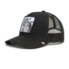Load image into Gallery viewer, The White Tiger - Goorin Bros Animal Farm Adjustable Trucker Hat - Black
