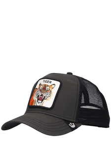 The Tiger - Goorin Bros Animal Farm Adjustable Trucker Hat - Black