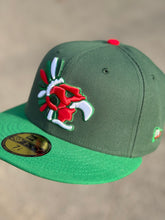 Load image into Gallery viewer, [EL GRITO] 59Fifty Guerrero Azteca 2-Tone Dark Green/Kelly Green - Grey UV
