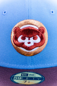 59Fifty Chicago Cubs 1990 All-Star Game 2-Tone Sky Blue/Maroon - Grey UV [P.ROSE]