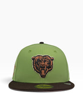 Load image into Gallery viewer, [Matcha Bears] 59Fifty Chicago Bears Matcha Green/Burnt Wood - Pink UV
