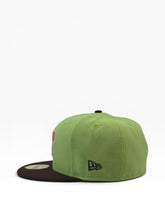 Load image into Gallery viewer, [Matcha Cubs] 59Fifty Chicago Cubs Be Alert Matcha Green/Burnt Wood - Pink UV
