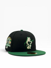 Load image into Gallery viewer, [KNOTT US CUBS] 59Fifty Chicago Cubs 2T Black/Kelly Green - Gray UV
