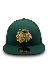 Load image into Gallery viewer, 59Fifty NHL Chicago Blackhawks &quot;Chicago Stadium&quot; Dark Green - Pink UV
