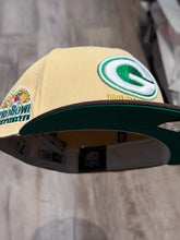 Load image into Gallery viewer, [STERLING PACKERS] 59Fifty Green Bay Packers 1988 2T Vegas Gold/Walnut - Green UV
