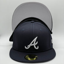 Load image into Gallery viewer, 59Fifty Atlanta Braves 1995 World Series Patch Navy - Grey UV
