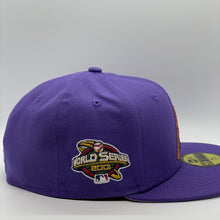 Load image into Gallery viewer, 59Fifty Arizona Diamondbacks 2001 World Series Patch Purple - Grey UV
