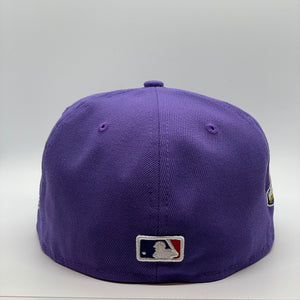 59Fifty Arizona Diamondbacks 2001 World Series Patch Purple - Grey UV